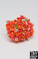 12" Fashion Doll Forget Me Not Paper Flower Bouquets- More colors