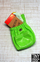 12" Fashion Doll Green Backpack with Sketch Pad
