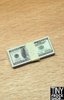 12" Fashion Doll Faux Miniature Hundred Dollar Bill Bundle