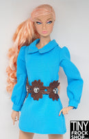 12" Fashion Doll Leather Flower Belt by Pam Maness - More Colors