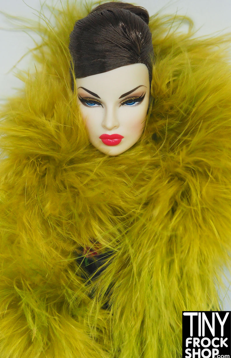 12" Fashion Doll Marabou Beaded End Boas by Pam Maness - More Colors