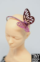 12" Fashion Doll Metal Color Butterfly Headbands by Pam Maness - More Colors