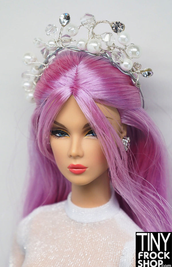 12" Fashion Doll Metal Sparkle Wire Crowns by Pam Maness - More Styles
