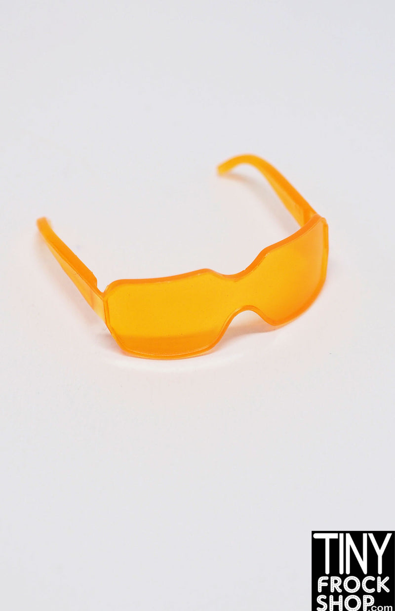 12" Fashion Doll Orange Die Cut Sunglasses