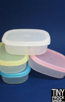 12" Fashion Doll Pastel Storage Containers - 4 Colors
