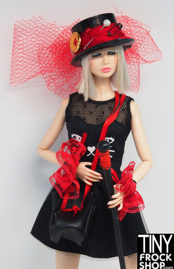 12" Fashion Doll Red Seamstress Accessory Set by Pam Maness