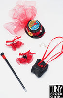 12" Fashion Doll Red Seamstress Accessory Set by Pam Maness