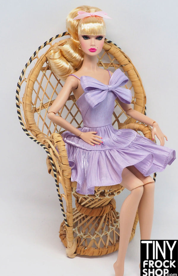 12" Fashion Doll Wicker Tall Chair