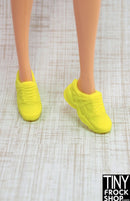 12" Fashion Doll Yellow Mesh Look Sneakers