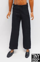 12" Fashion Male Doll Black Handmade Tuxedo Pants
