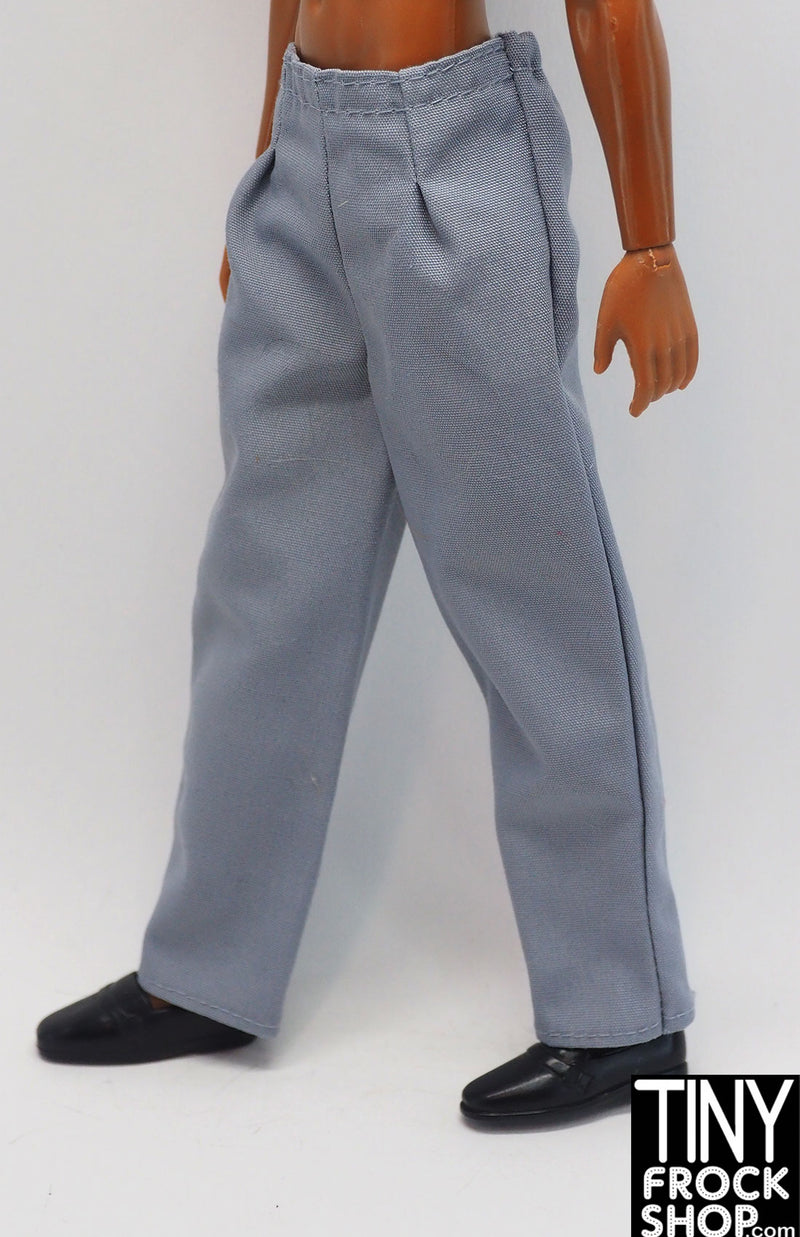 12" Fashion Male Doll Grey Elastic Waist Pant