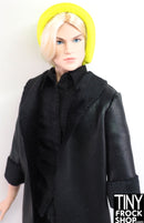 12" Fashion Male Doll Leatherette Velvet Lined Coat