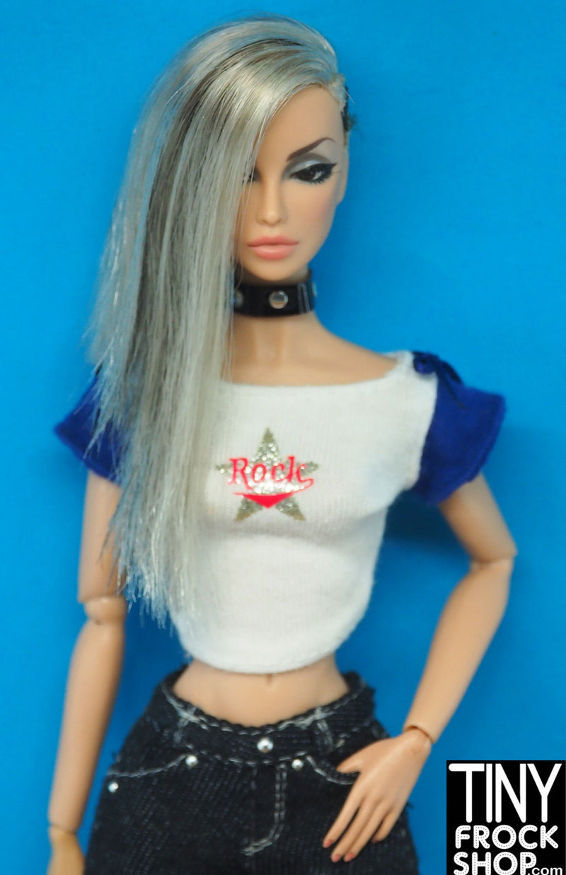 12" Fashion Doll Fashion Ave Rock Tee Shirt