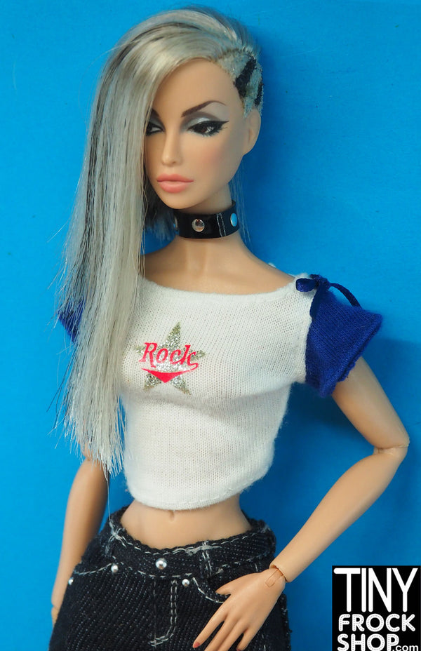 12" Fashion Doll Fashion Ave Rock Tee Shirt