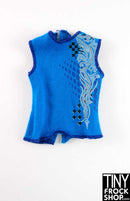 12" Fashion Male Doll Blue Graphic Muscle Tee