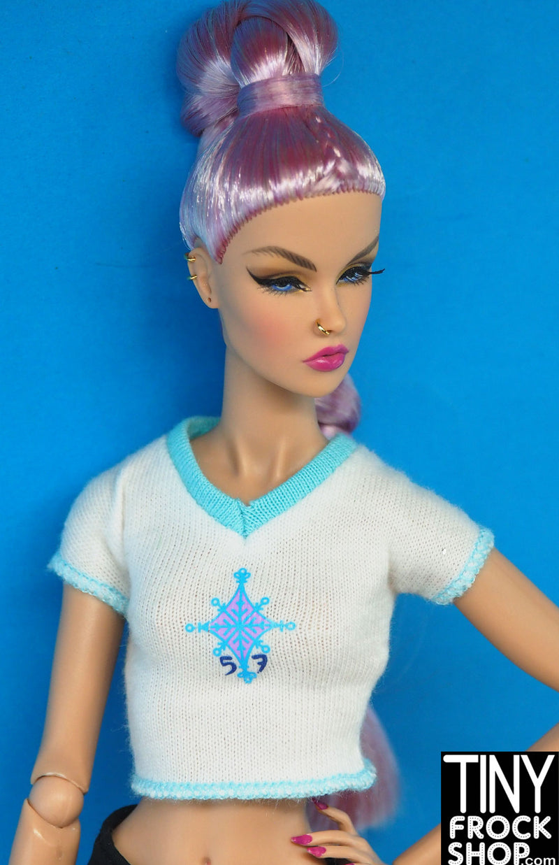 12" Fashion Doll 57 Snowflake Graphic Tee