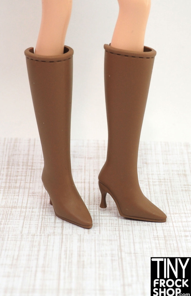 12" Fashion Doll Tan Fashion Tall Boots