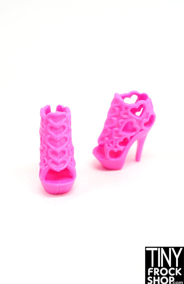 12" Fashion Doll Lacey Heart Heels