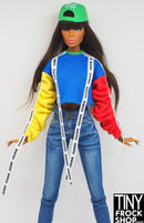 12" Fashion Doll  1955 Primary Color Long Sleeve Sweatshirt