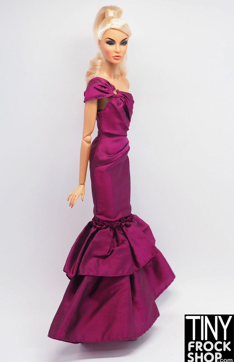 12" Fashion Doll 2005 Rhapsody in New York Magenta Dress