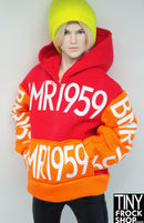 12" Fashion Male Doll  1957 Oversized Hoodie Sweatshirt
