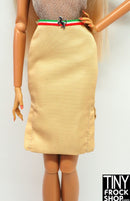 12" Fashion Doll 2005 Tan Pencil Skirt with Logo