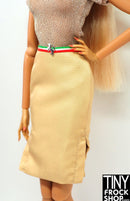 12" Fashion Doll 2005 Tan Pencil Skirt with Logo