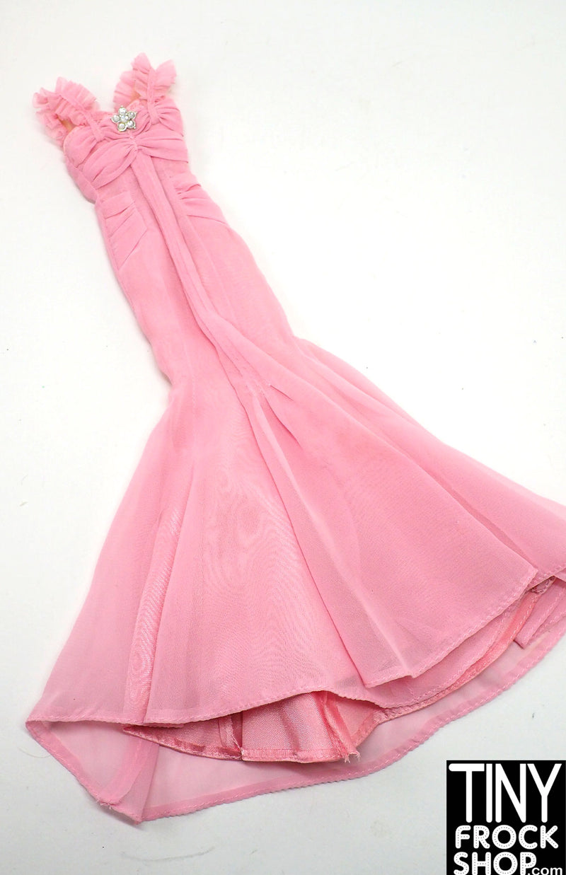 12" Fashion Doll 2007 Pink Hope Chiffon Evening Dress