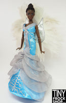 12" Fashion Doll 2010 Couture Angel Blue Dress with Wings