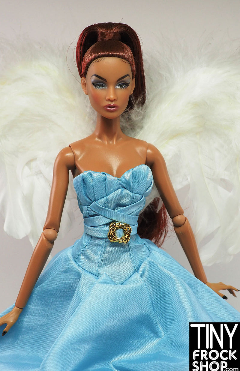 12" Fashion Doll 2010 Couture Angel Blue Dress with Wings - 2 Versions