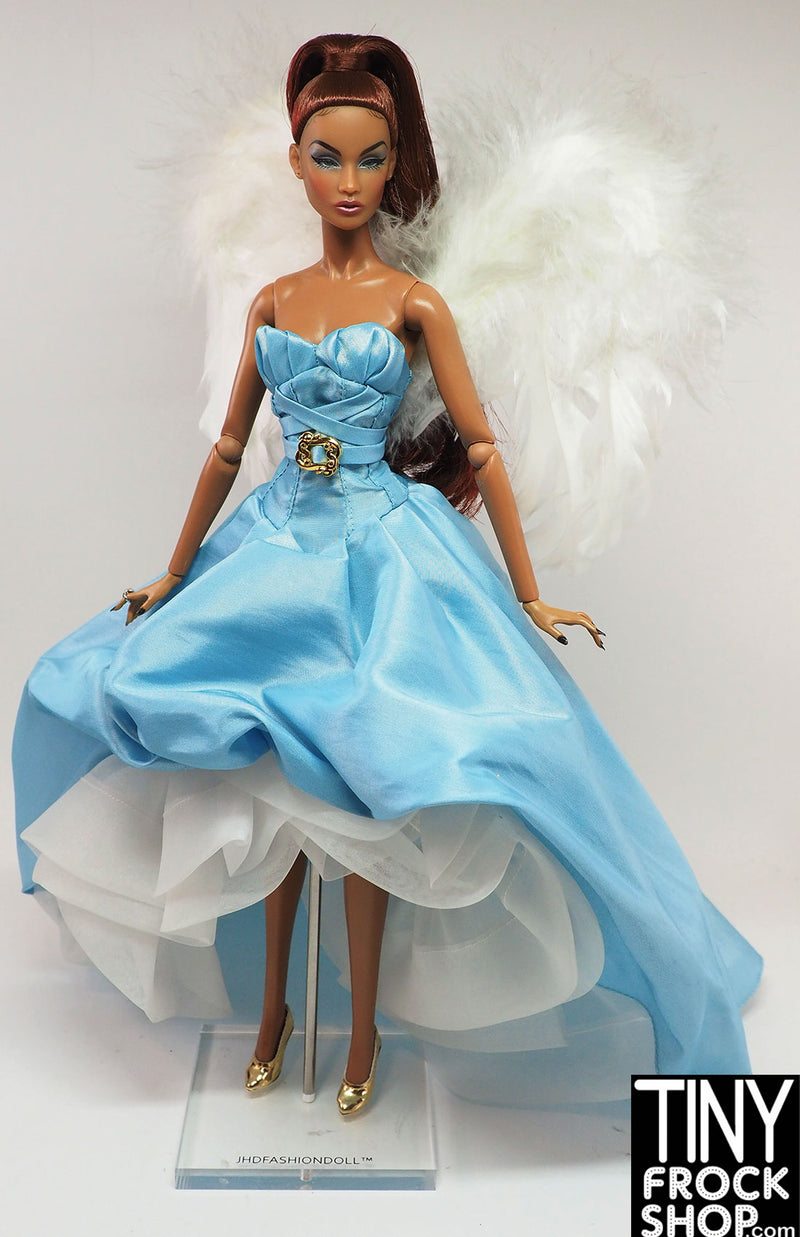 12" Fashion Doll 2010 Couture Angel Blue Dress with Wings - 2 Versions