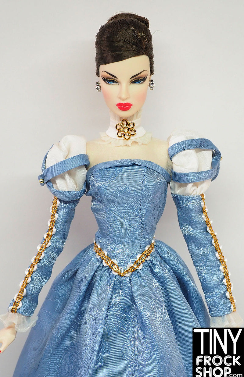 12" Fashion Doll 2010 Renaissance Faire Blue Dress