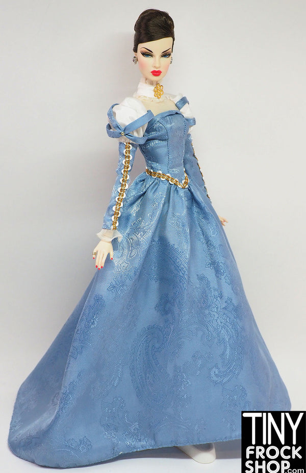 12" Fashion Doll 2010 Renaissance Faire Blue Dress