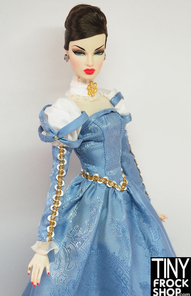 12" Fashion Doll 2010 Renaissance Faire Blue Dress