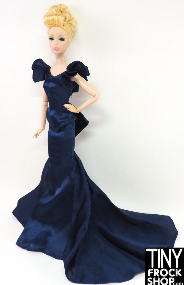 12" Fashion Doll 2011 Hope Diamond Deep Blue Satin Dress