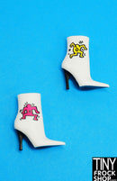 12" Fashion Doll 2019 Pop Art White Graphic Boots
