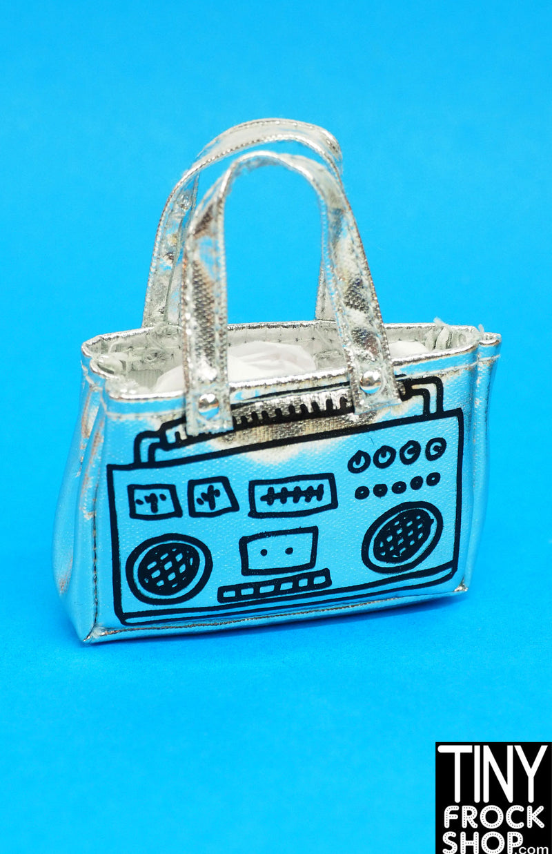 12" Fashion Doll 2019 Pop Art Haring Silver Handbag