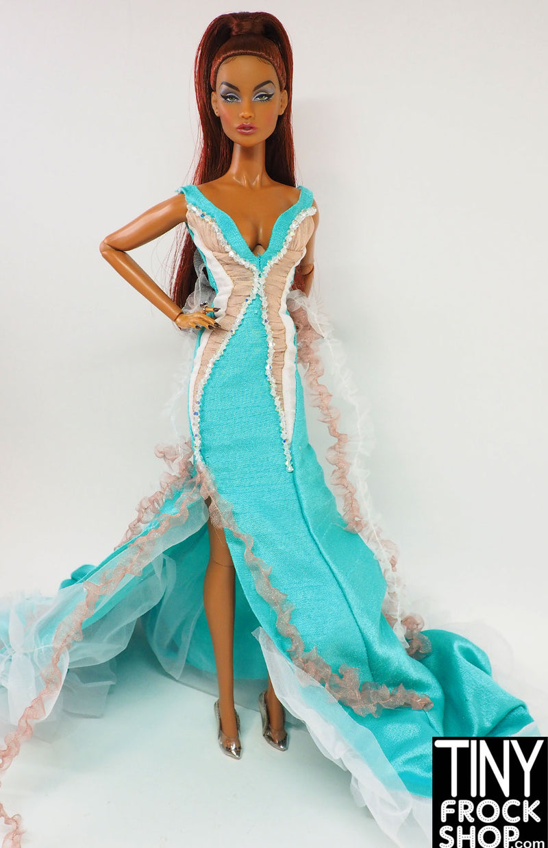 12" Fashion Doll Aphrodite 2009 Fantasy Goddess Beaded Dress