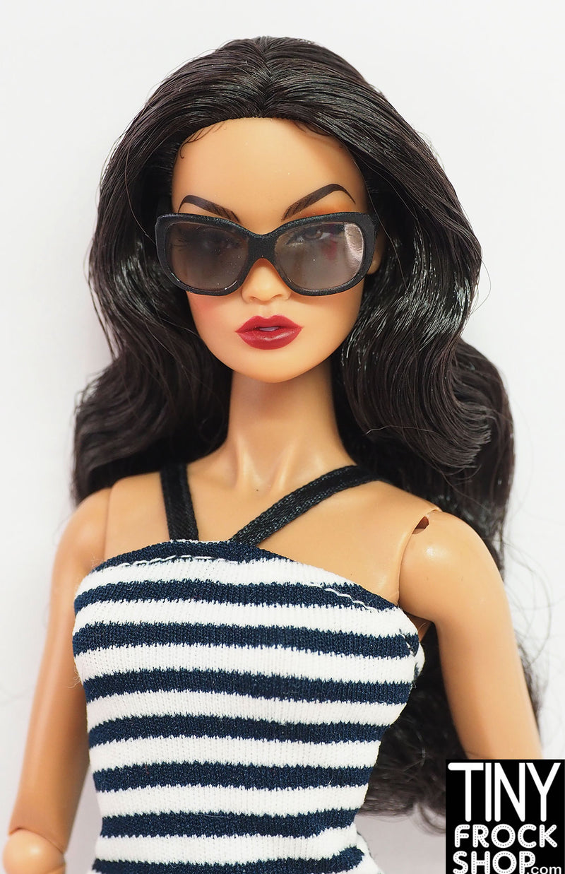 12" Fashion Doll Black Sunglasses