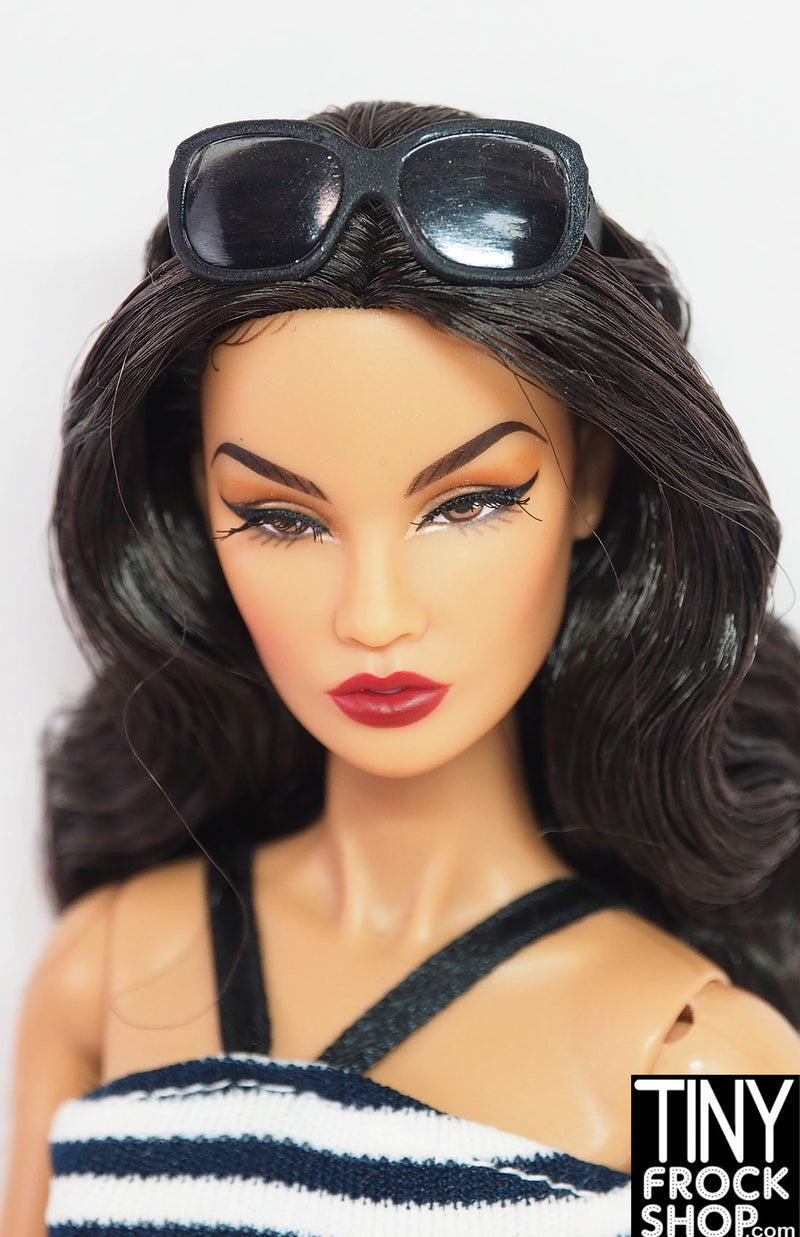 12" Fashion Doll Black Sunglasses