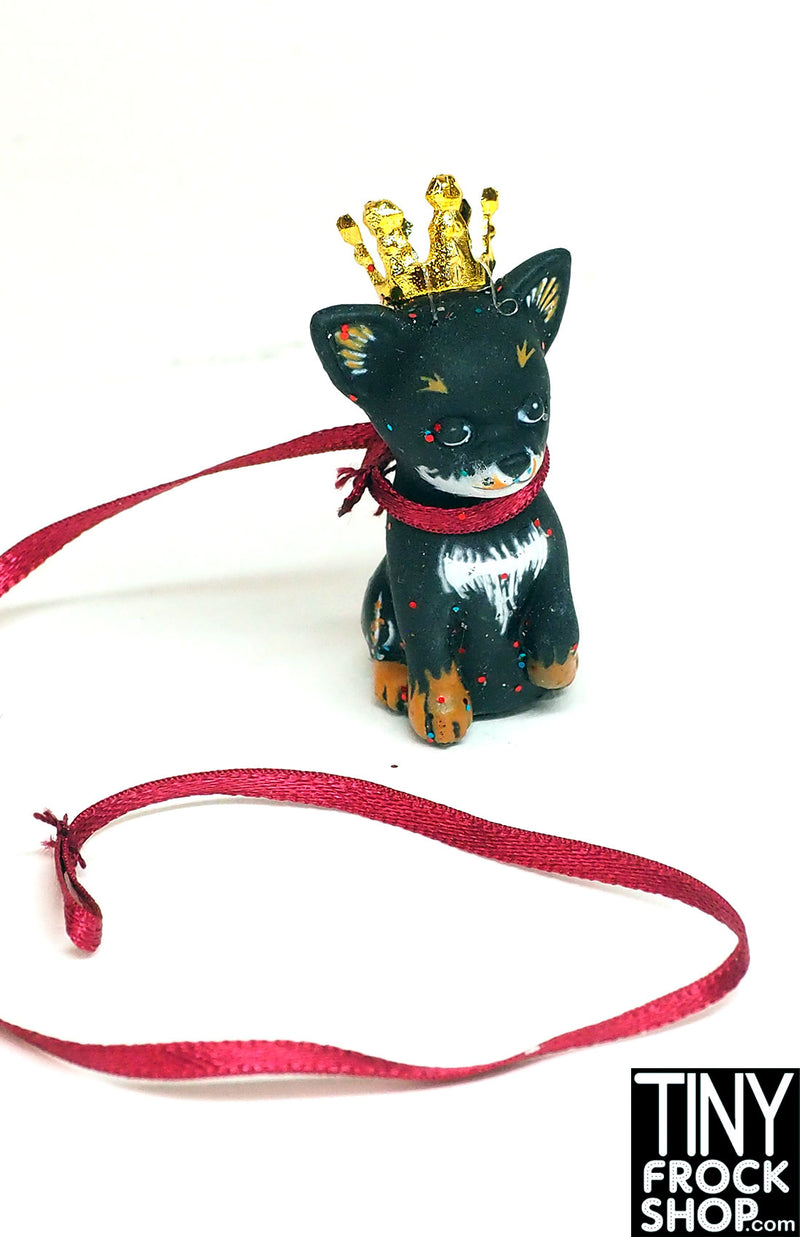 12" Fashion Doll Birthstone Black Dog