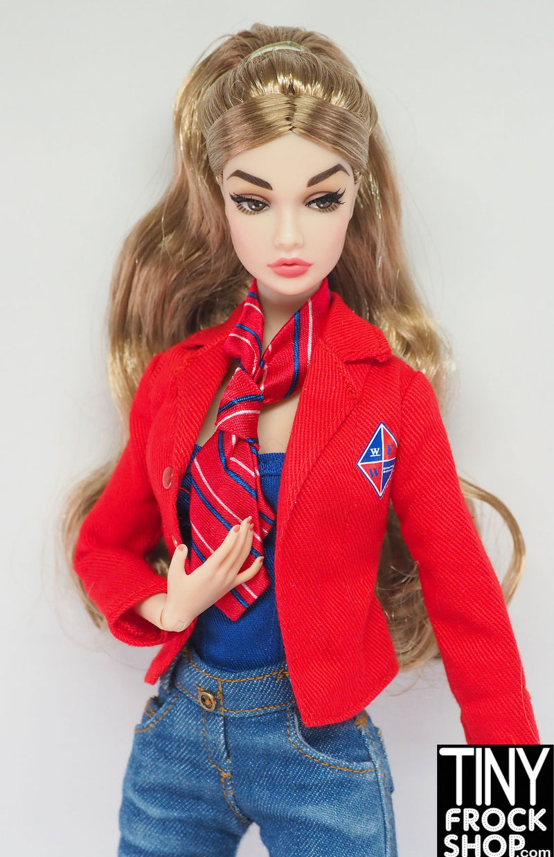 12" Fashion Doll Rebelde RBD 2008 Mia Colucci Red Jacket and Tie