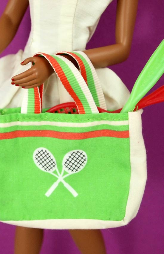 12" Fashion Doll Tennis Bag