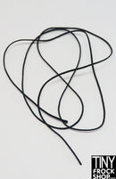 1mm Black Shoe Lace Cording - 1 Yard Piece