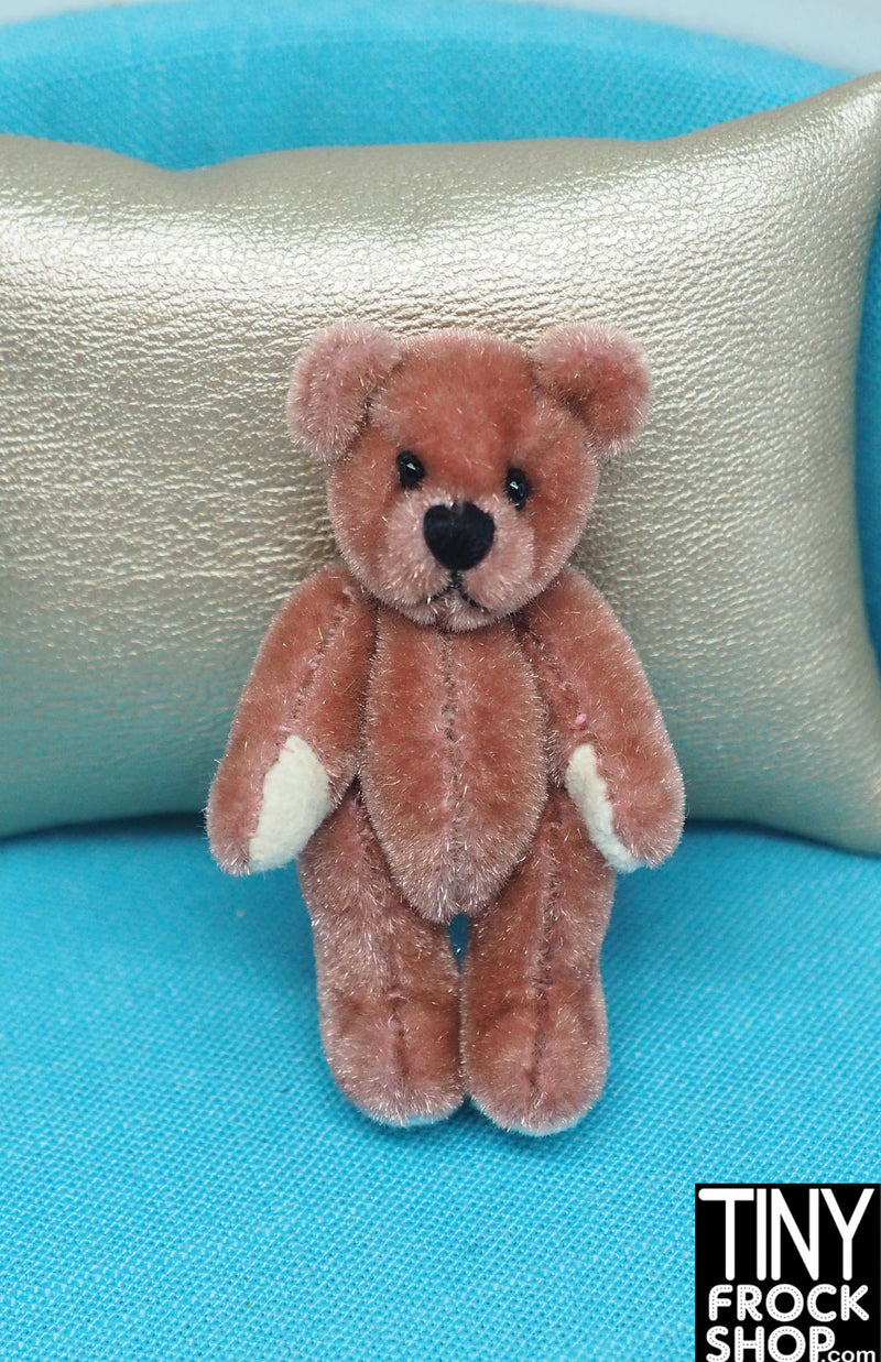 2.25" Tall Fashion Doll Pose-able Teddy Bear - More Colors