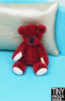 2.25" Tall Fashion Doll Pose-able Teddy Bear - More Colors