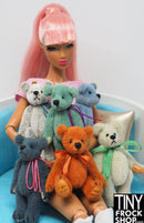 2.5" Tall Fashion Doll Pose-able Teddy Bear - More Colors