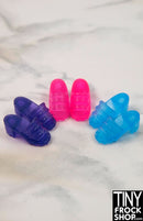 12" Fashion Doll 3 Line Heel Blue Sandals