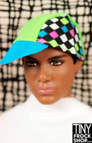 12" Fashion Doll Checkerboard Cap