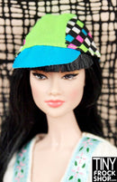 12" Fashion Doll Checkerboard Cap
